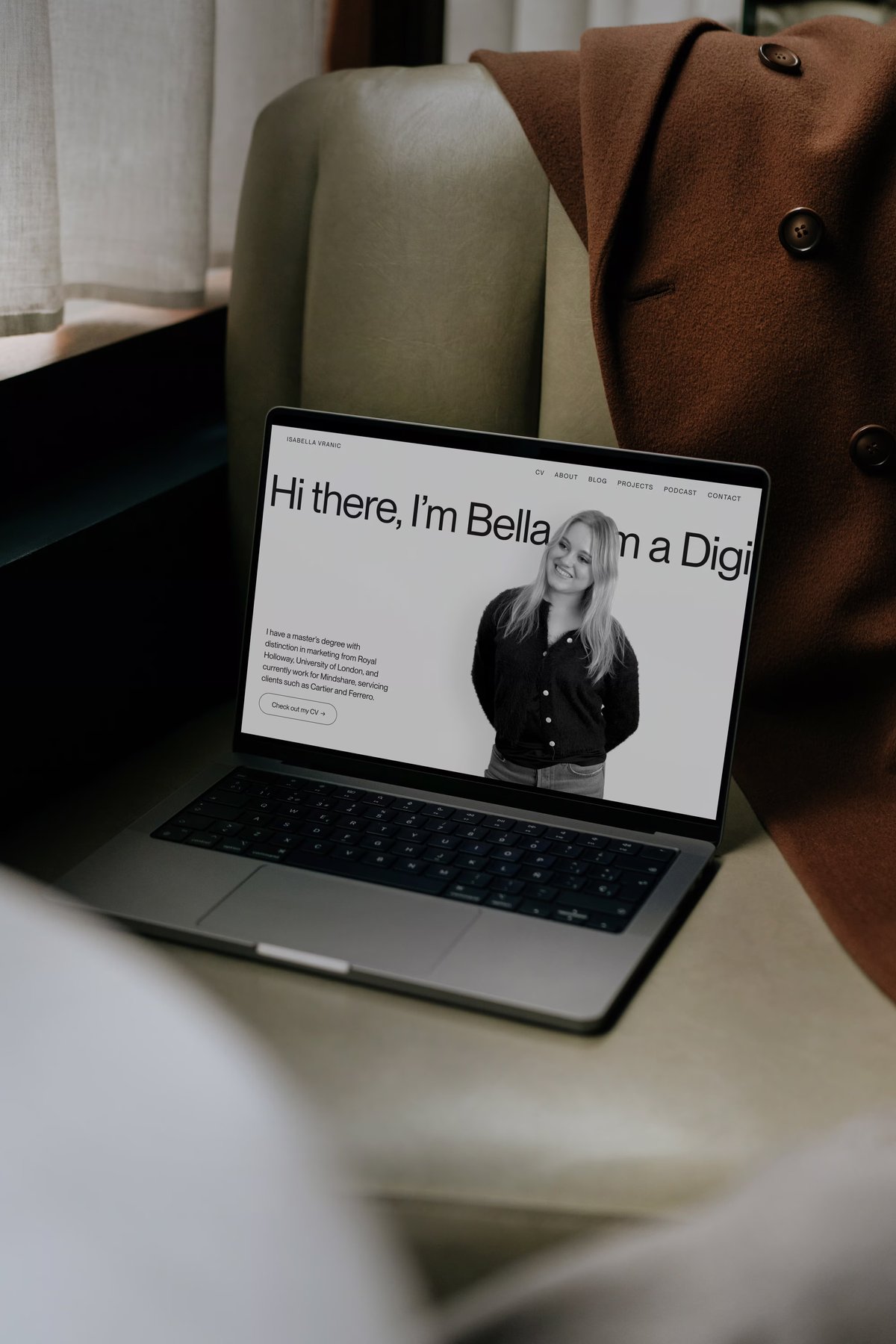 Isabella Vranic mockup