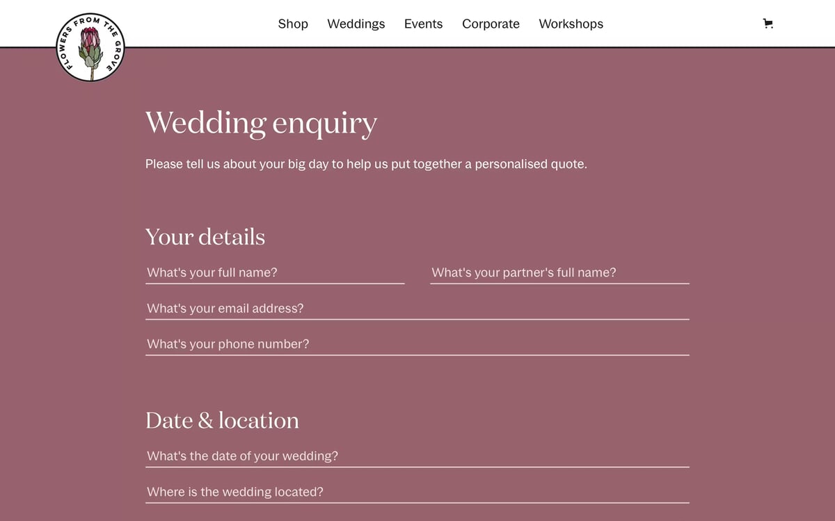 Flowers from the Grove