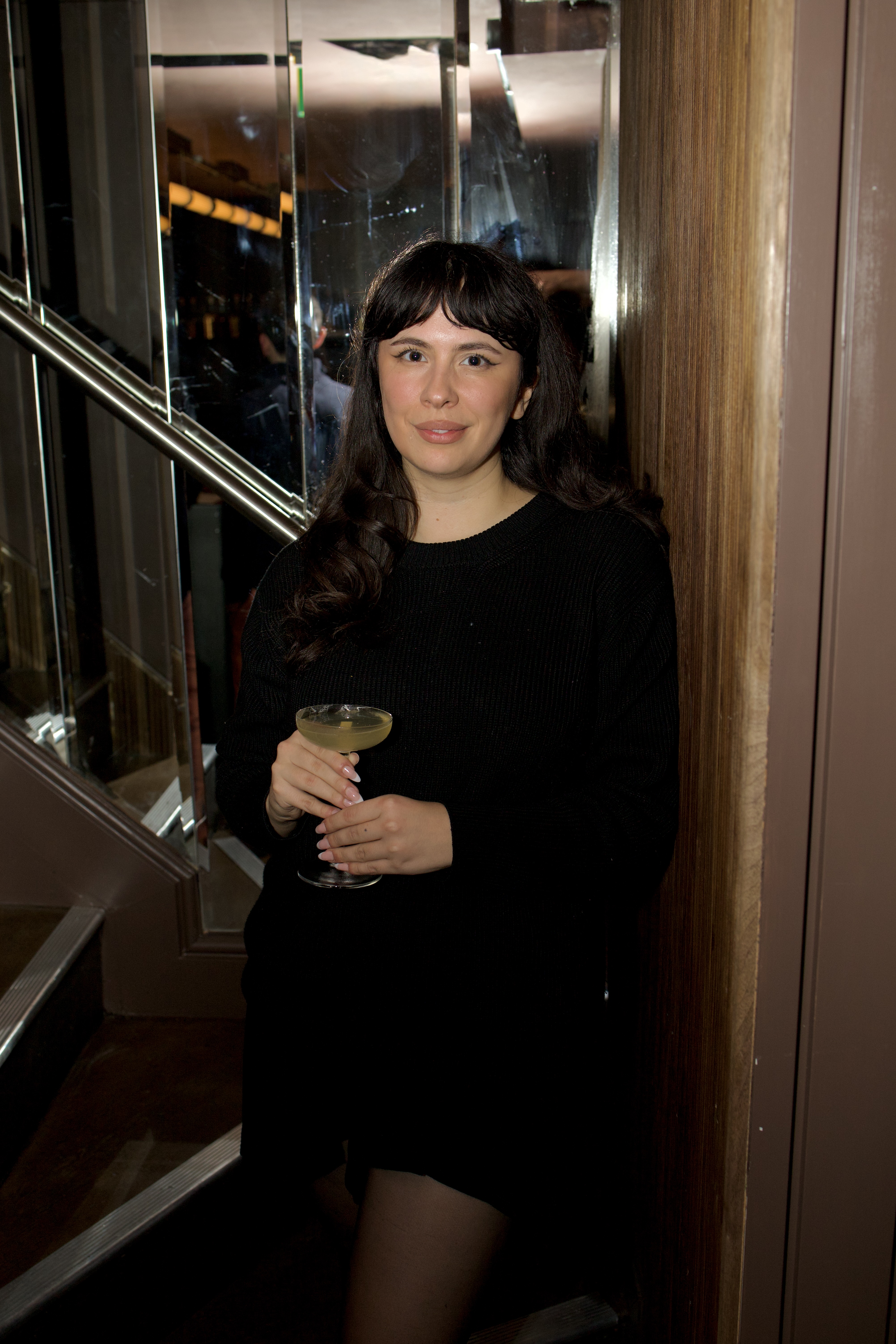 Hannah Crosbie at the cato press launch in Covent Garden