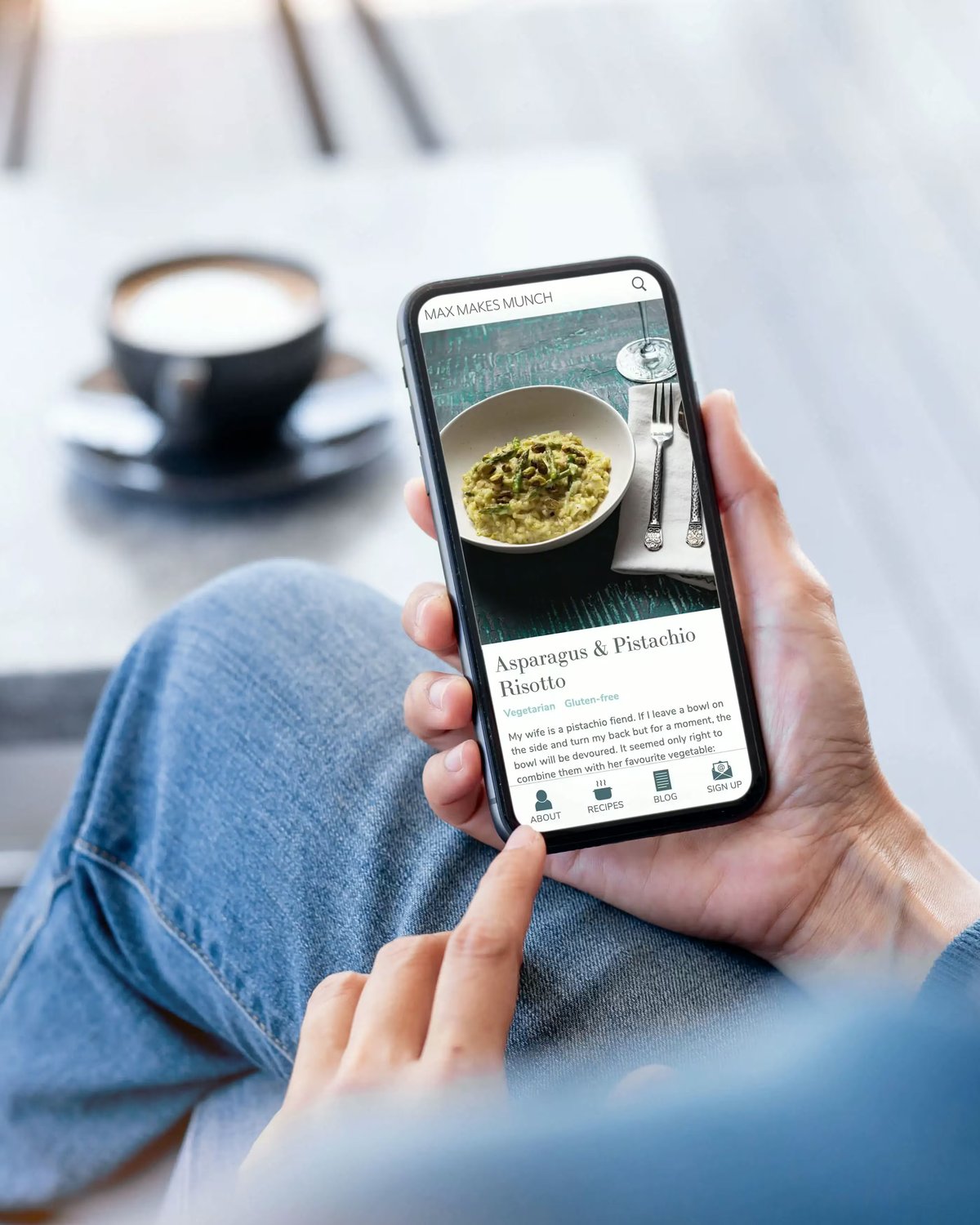 Max Makes Munch mockup