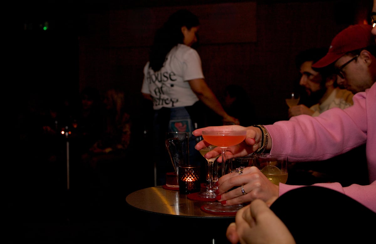 An intimate cocktail bar
